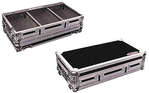 open zoom image for Odyssey FZ10CDIW DJ CD Coffin Case With Wheels, Alternate