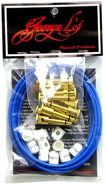 open zoom image for George L's Effects Cable Kit, Blue