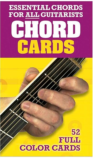 open zoom image for Music Sales Chord Cards 52 Full Color Cards, Main
