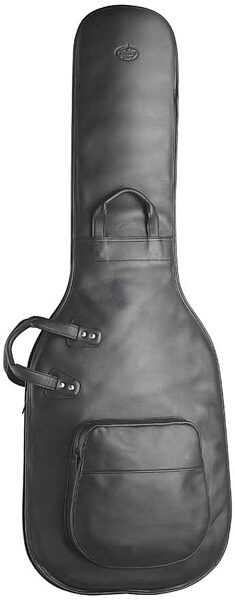 open zoom image for Reunion Blues Electric Bass Guitar Bag, Black Leather