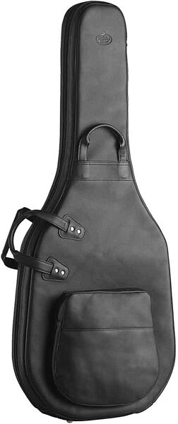 open zoom image for Reunion Blues Solid Body Electric Guitar Bag, Black Leather