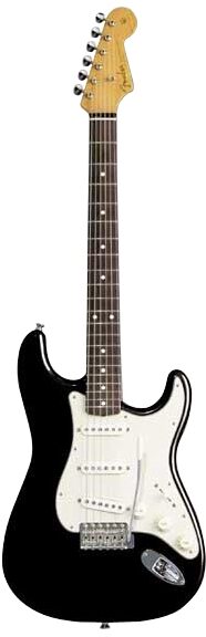 open zoom image for Fender Classic 60s Stratocaster (Rosewood, With Gig Bag), Black