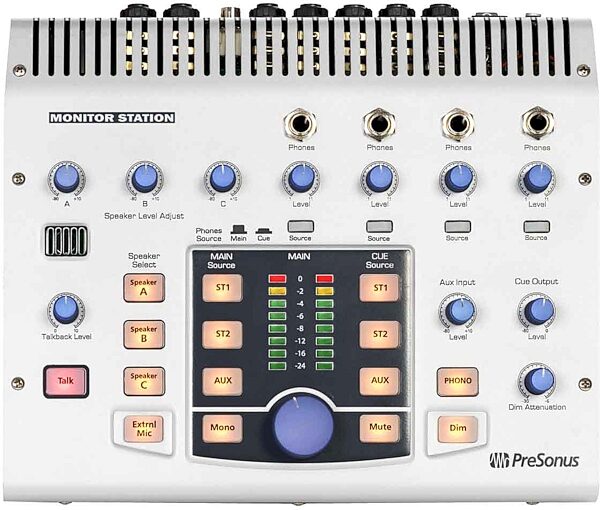 open zoom image for PreSonus Monitor Station Studio Control Center, Main