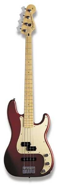 open zoom image for Fender Deluxe P-Bass Special (Maple), Candy Apple Red