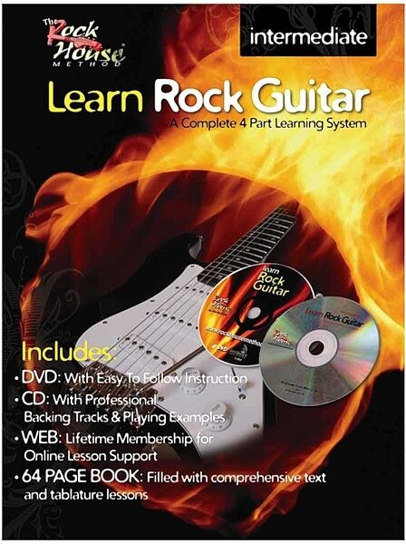 open zoom image for The Rock House Method Intermediate Learn Rock Guitar Book, Main