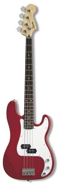 open zoom image for Squier Affinity P-Bass (Rosewood), Torino Red