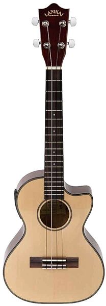 open zoom image for Lanikai STEQ Spruce Series Tenor Cutaway Acoustic-Electric Ukulele, Main