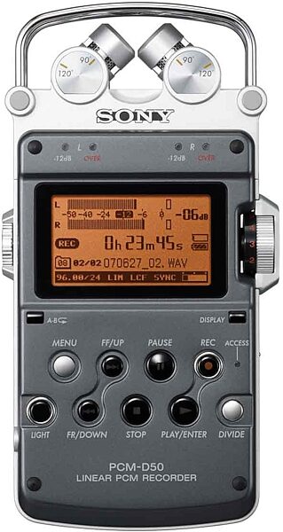 open zoom image for Sony PCMD50 96kHz/24bit PCM Recorder With USB, Main