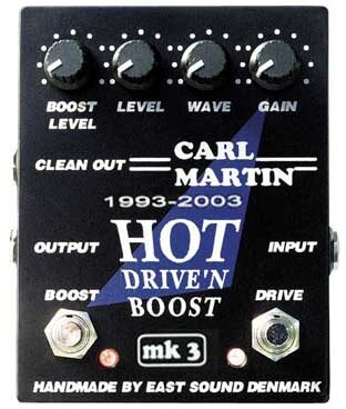 open zoom image for Carl Martin Hot Drive-N-Boost MK3 Pedal, Main