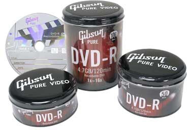 open zoom image for Gibson CE 16X DVD-R Media, Main