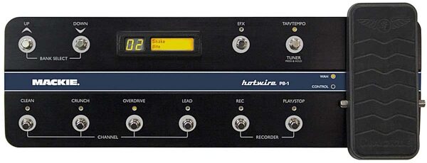 open zoom image for Mackie Hotwire PB1 Pedalboard for Hotwire Guitar Combo Amplifier, Top View