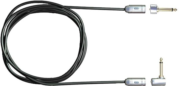 open zoom image for Jodavi ZZYZX Snap Jack Quick Release Guitar Cable with Angled Plugs, Main