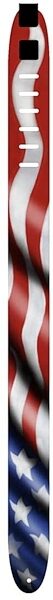 open zoom image for Perri's Leather 2.5" Leather Guitar Strap with Airbrushed Graphics, USA Flag