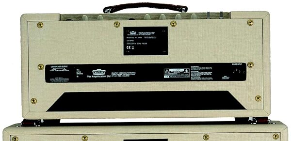 open zoom image for Vox Heritage Collection AC30HH Handwired Guitar Amplifier Head, Rear