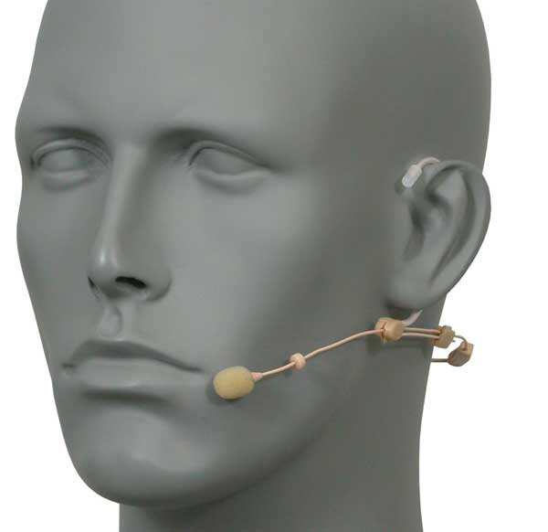 open zoom image for Galaxy Audio ASHSD04BG Omnidirectional Headset Microphone, Worn View
