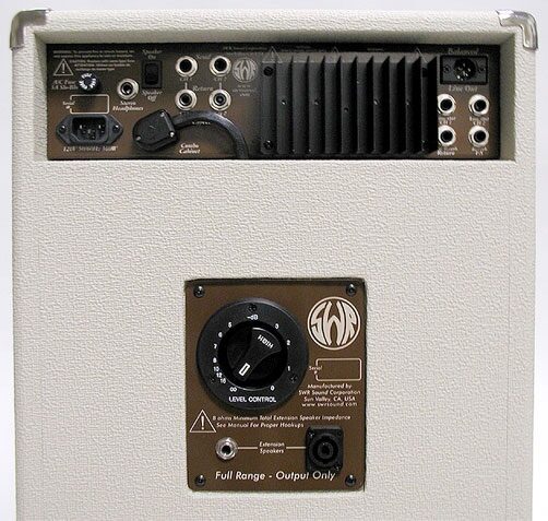 open zoom image for SWR California Blonde Acoustic Amp, Rear