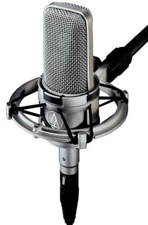 open zoom image for Audio-Technica AT4047SV Cardioid Capacitor Microphone with Shockmount, New, Main