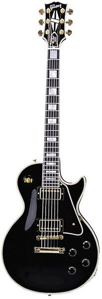 open zoom image for Gibson 1957 Les Paul Custom 2-Pickup Black Beauty Electric Guitar (with Case), Main