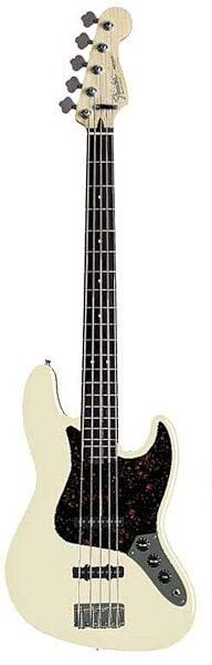 open zoom image for Fender Active Jazz Bass V Pao Ferro (With Gig Bag), Arctic White