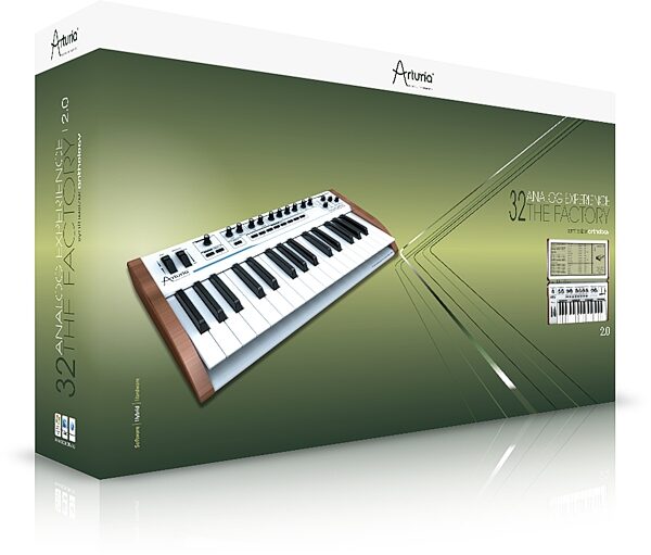 open zoom image for Arturia Analog Experience The Factory USB MIDI Keyboard Controller (32-Key), Package