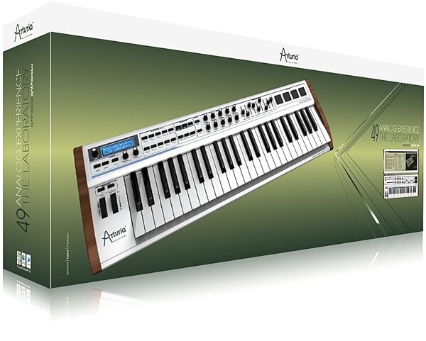 open zoom image for Arturia Analog Experience The Laboratory USB MIDI Keyboard Controller (49-Key), Pack