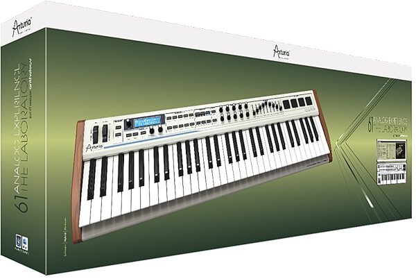 open zoom image for Arturia Analog Experience The Laboratory USB MIDI Keyboard Controller (61-Key), Package