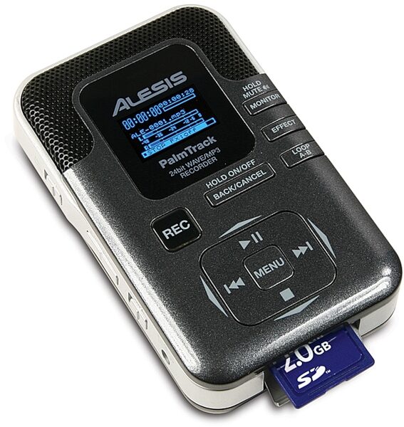 open zoom image for Alesis PalmTrack Handheld SD Recorder, Angle
