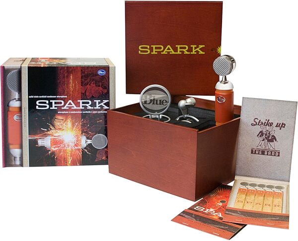 open zoom image for BLUE Spark Studio Condenser Microphone, Spark Complete Package