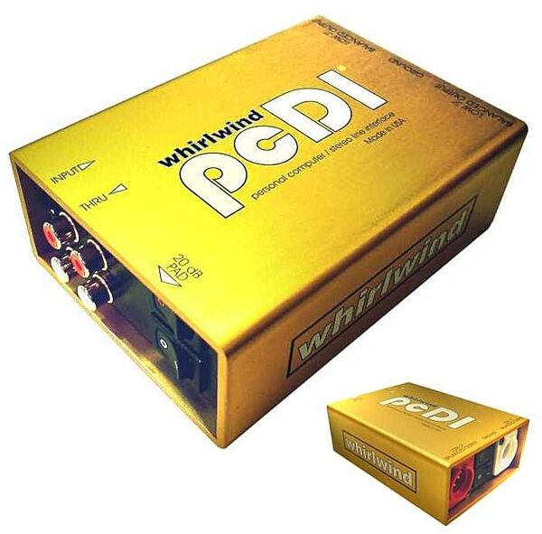 open zoom image for Whirlwind pcDI Direct Box Personal Computer/Stereo Line Interface, Main
