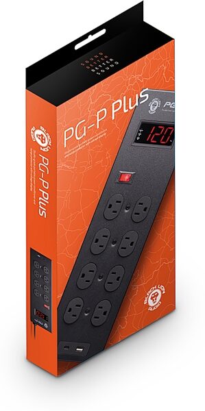 open zoom image for Black Lion Audio PG-P+ Power Grid Outlet Strip and Surge Protector, New, Action Position Back
