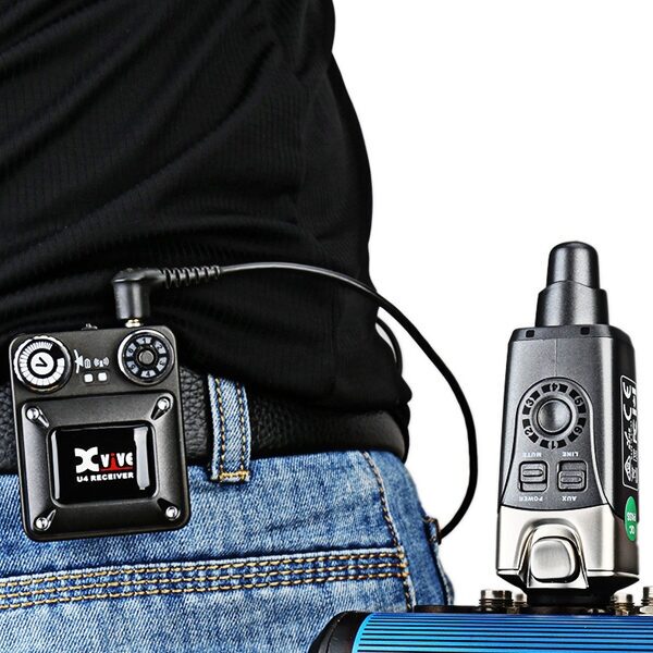 open zoom image for Xvive U4T9 Digital Wireless In-Ear Monitor System with T9 Earphones, New, In Use