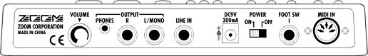 open zoom image for Zoom RT-223 Rhythm Trak Drum Machine, Rear Schematic