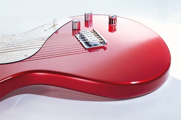open zoom image for Line6 Variax 500 Modeling Guitar (With Gig Bag), Red Body Detail