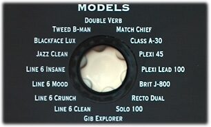 open zoom image for Line 6 Flextone III XL Guitar Combo Amplifier (150 Watts, 2x12 in.), Models Detail