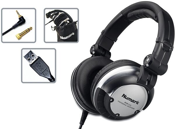 open zoom image for Numark PHX USB DJ Headphones, Main