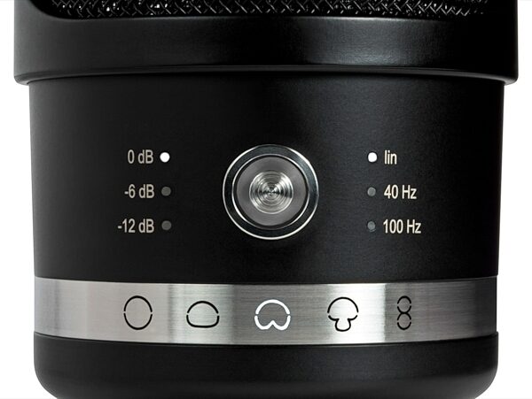 open zoom image for Neumann TLM 107 Multi-Pattern Condenser Microphone, Black, Black - Closeup