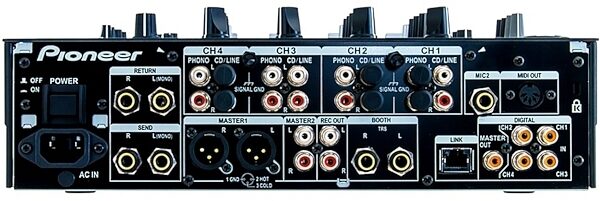 open zoom image for Pioneer DJM-900SRT DJ Mixer for Serato, Rear