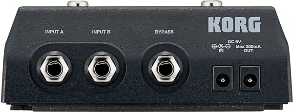 open zoom image for Korg Pitchblack Plus Chromatic Tuner Pedal, Rear
