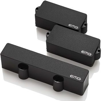 open zoom image for EMG PJ Set Bass Guitar Pickup Set, Black, Main