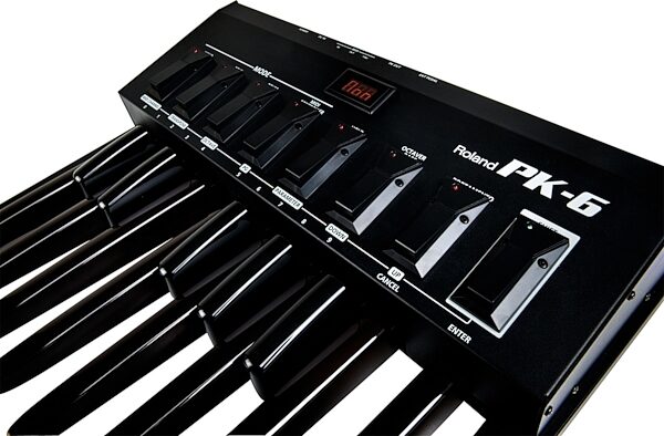 open zoom image for Roland PK-6 Dynamic MIDI Foot Pedal, Angle Closeup