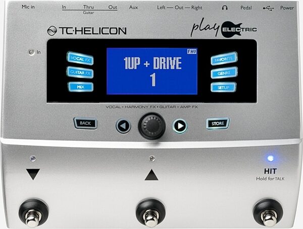 open zoom image for TC-Helicon Play Electric Vocal Processor, Top