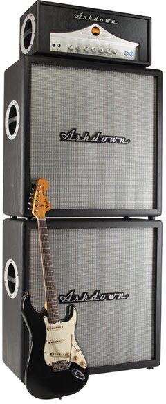 open zoom image for Ashdown 412C Peacemaker Guitar Cabinet (240 Watts, 4x12 in.), Shown As Part Of Stack
