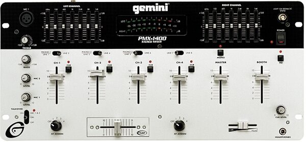 open zoom image for Gemini PMX1400 Professional Stereo Preamp Mixer, Main