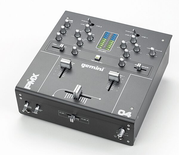open zoom image for Gemini PMX04 10 in. 2-Channel DJ Mixer with Filter Effects, Angle