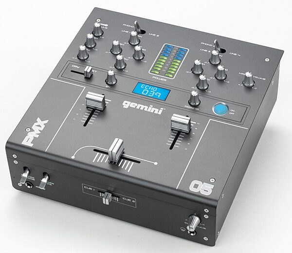 open zoom image for Gemini PMX05 2-Channel 10 in. DJ Mixer with DSP Effects, Angle