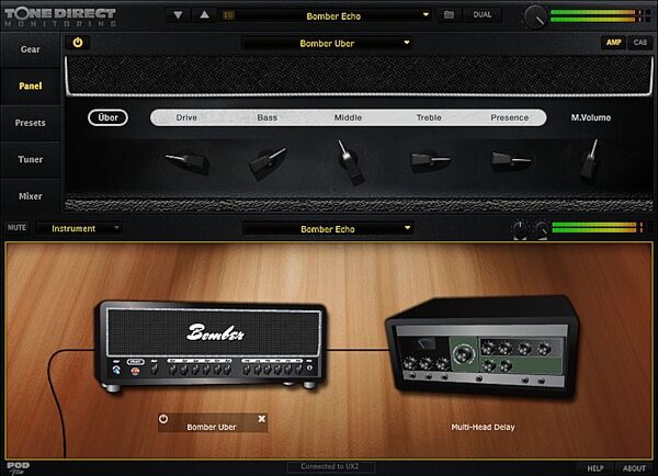open zoom image for Line 6 POD Studio KB37 37-Key Keyboard Controller, Screenshot - Bomber Uberecho
