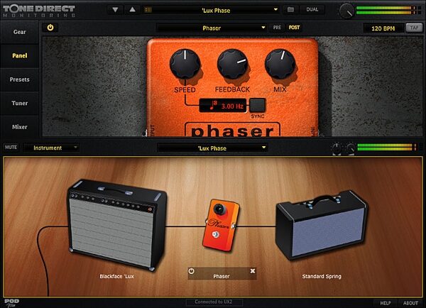 open zoom image for Line 6 POD Studio KB37 37-Key Keyboard Controller, Screenshot - Phaser
