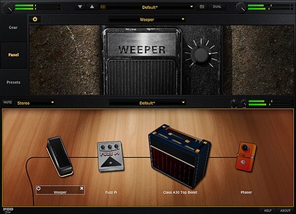open zoom image for Line 6 POD Farm Platinum Guitar Effects Software (Mac and Windows), Screenshot - Weeper