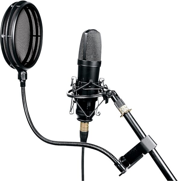 open zoom image for Middle Atlantic PFSS Split Screen Pop Filter, In Use