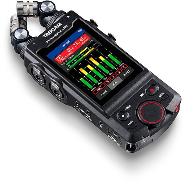 open zoom image for TASCAM Portacapture X8 Multi-Track Recorder, New, Angle